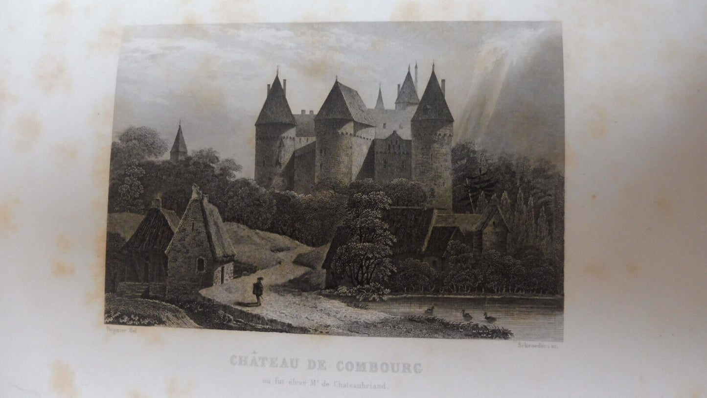 Oeuvres de Chateaubriand 1849 2 vol.