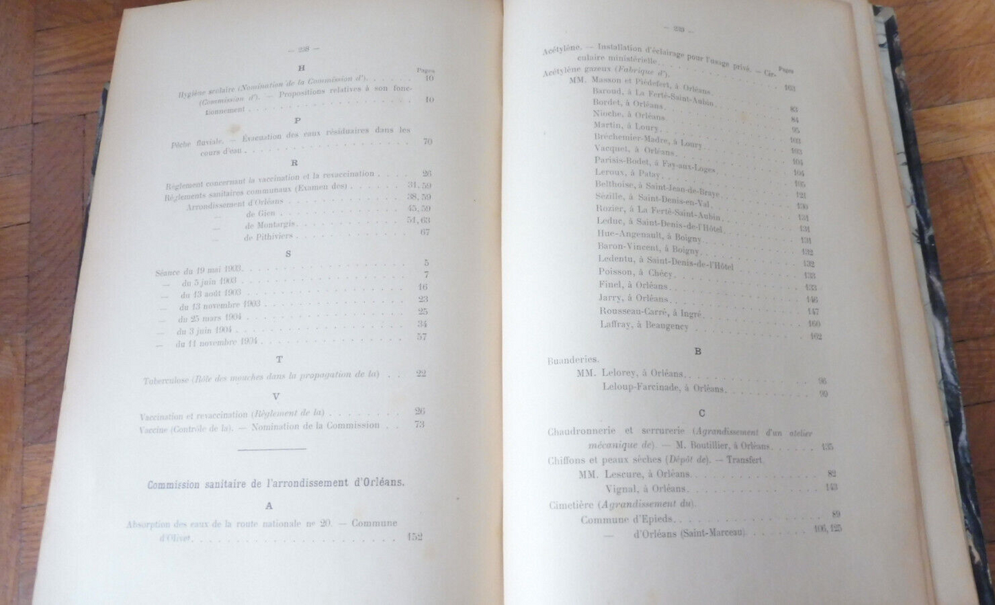 Rapport sur les travaux des Conseils d'Hygiène 1891-1904 (Bissauge) 1896 LOIRET