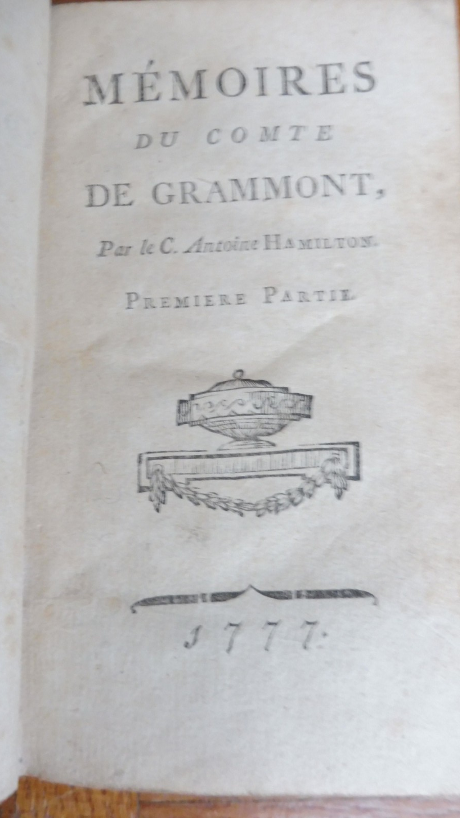 Oeuvres du comte Antoine Hamilton 1777 7/7