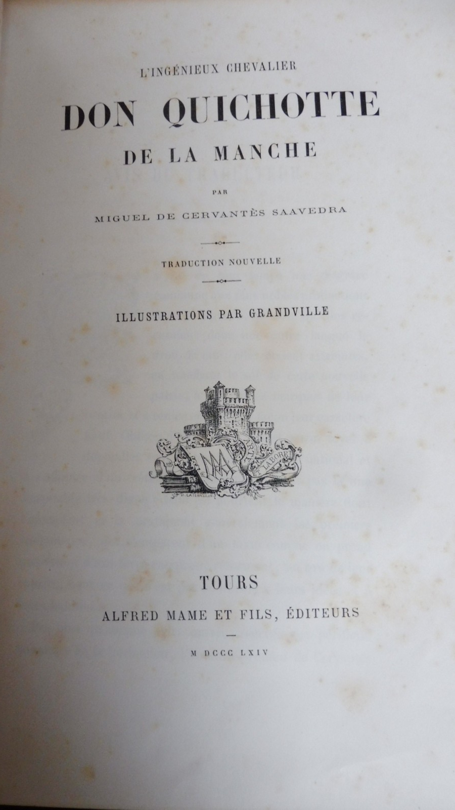Don Quichotte (Cervantès) 1864 illus. Grandville