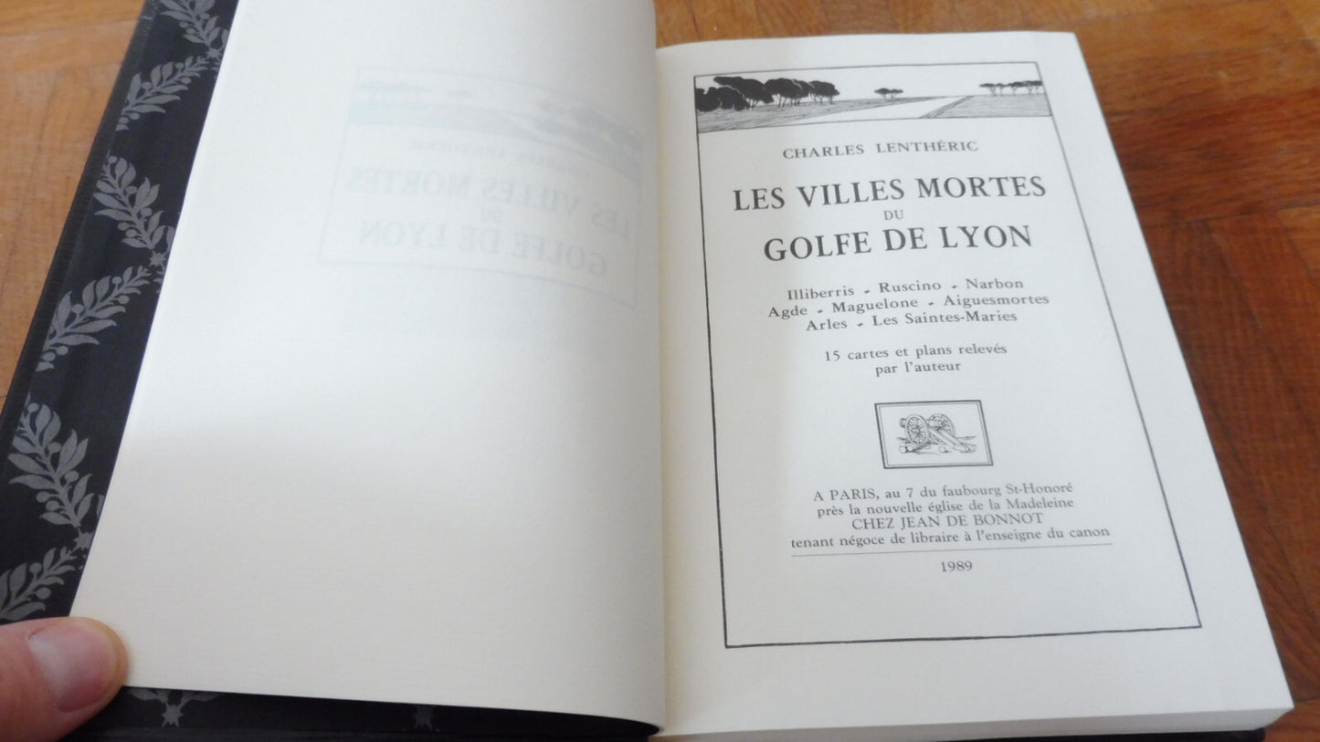 Les Villes mortes du Golfe du Lyon (Ch. Lanthéric) 1989 JEAN DE BONNOT