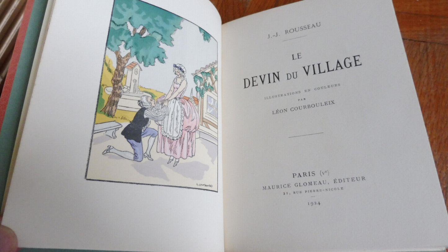 Le Devin du village (J.-J. Rousseau) 1924 illus. Coubouleix VELIN