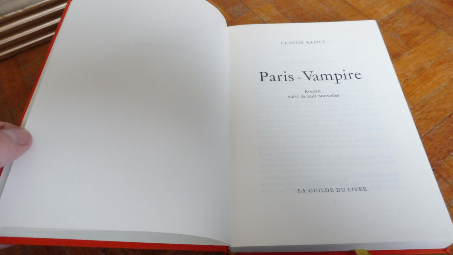Paris-vampire (Claude Klotz) 1975