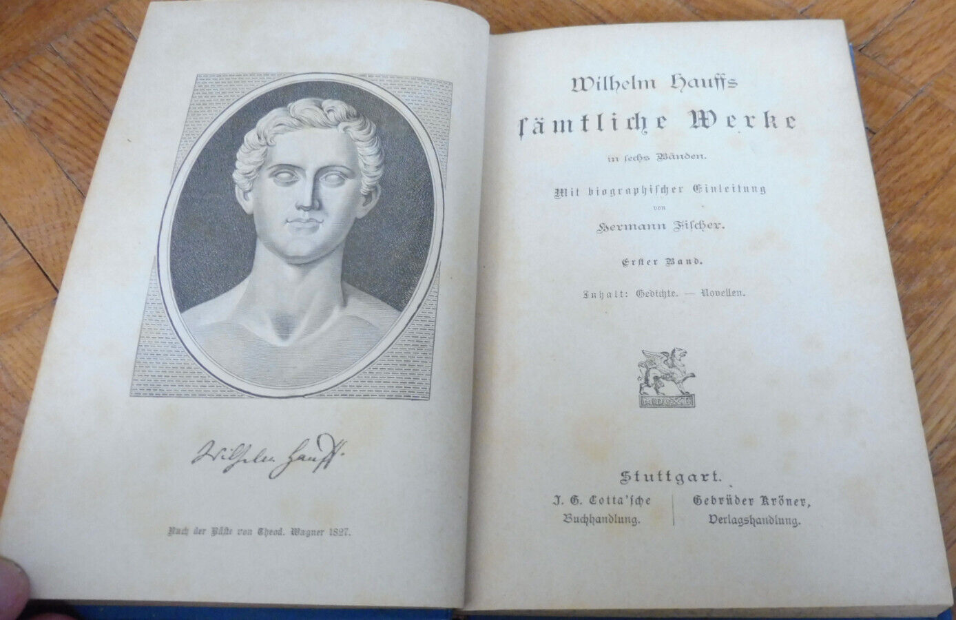 Wilhelm Hauff fämlische Werke 6 vol.