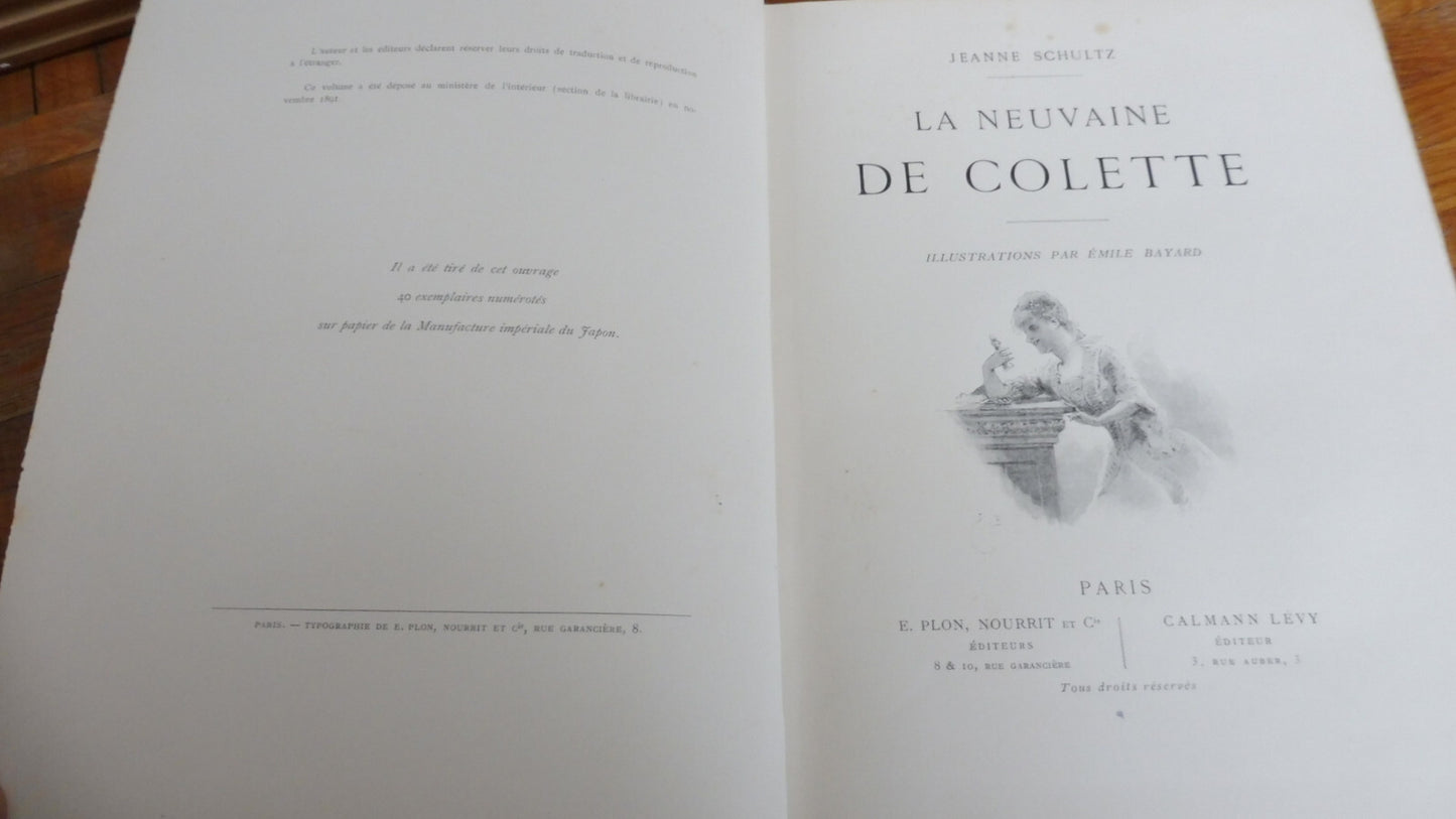La Neuvaine de Colette (Jeanne Schultz) 1891 illus. Bayard
