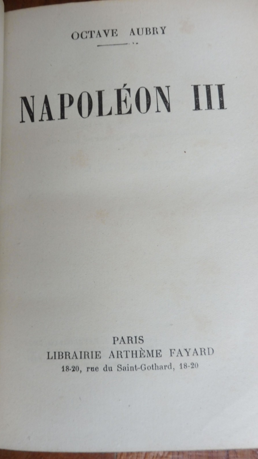 Napoléon III (O. Aubry) 1941
