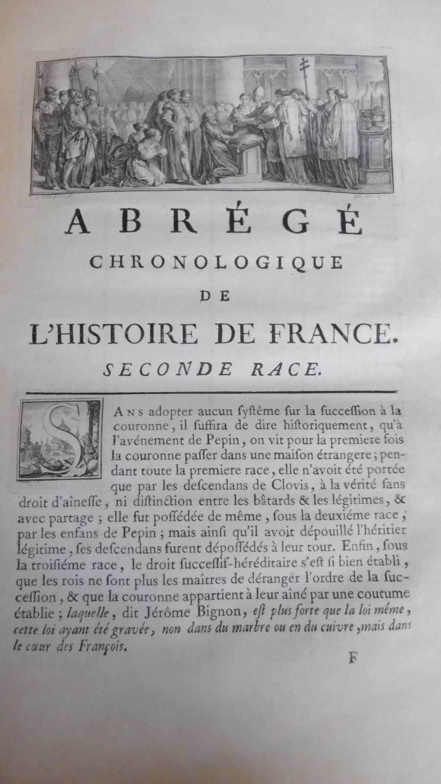 Nouvel abrégé chronologique de l'Histoire de France (Henault) 1768