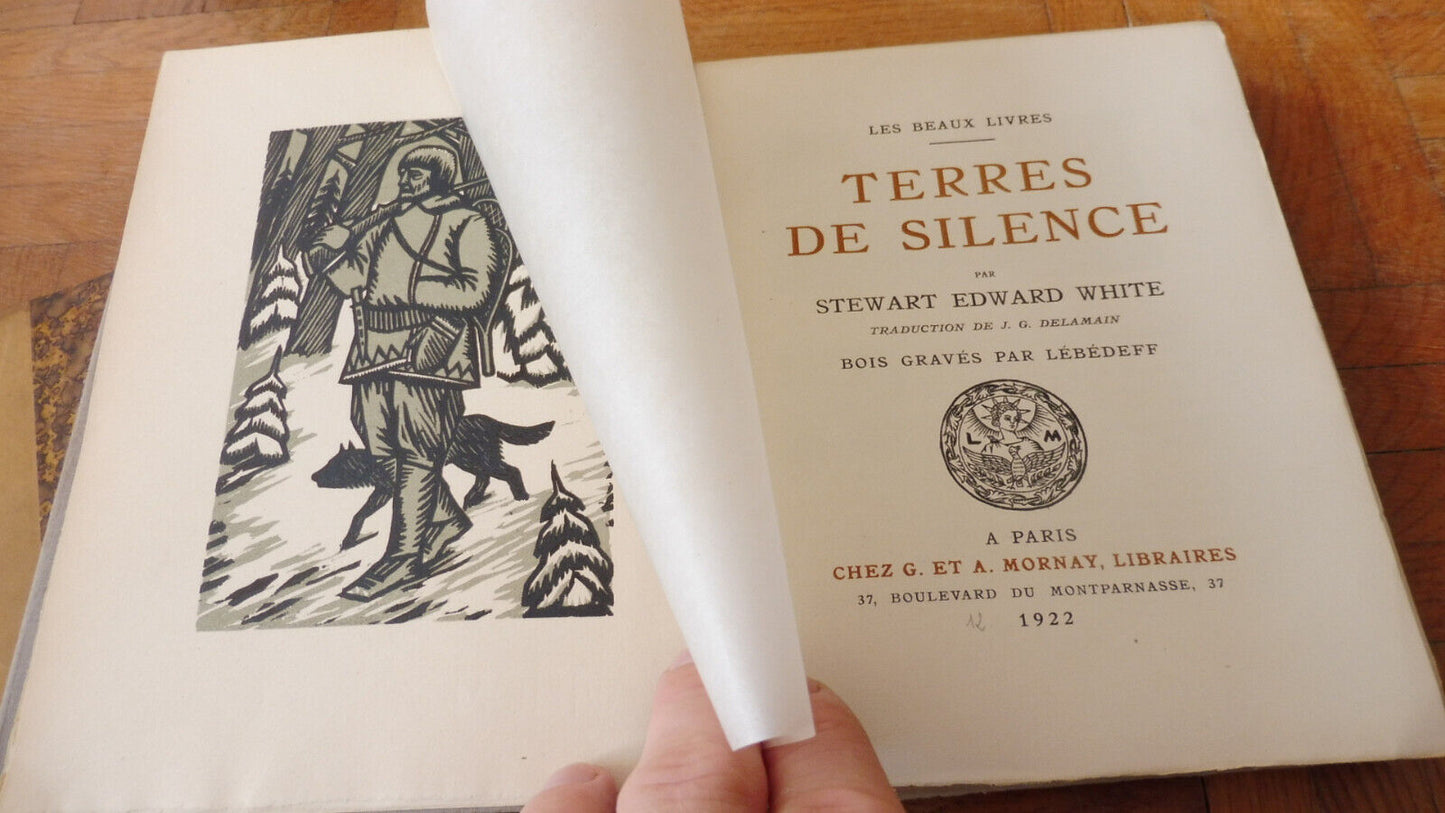 Terres de silence (Stewart Edward White) 1922 illus. Lébédeff VELIN