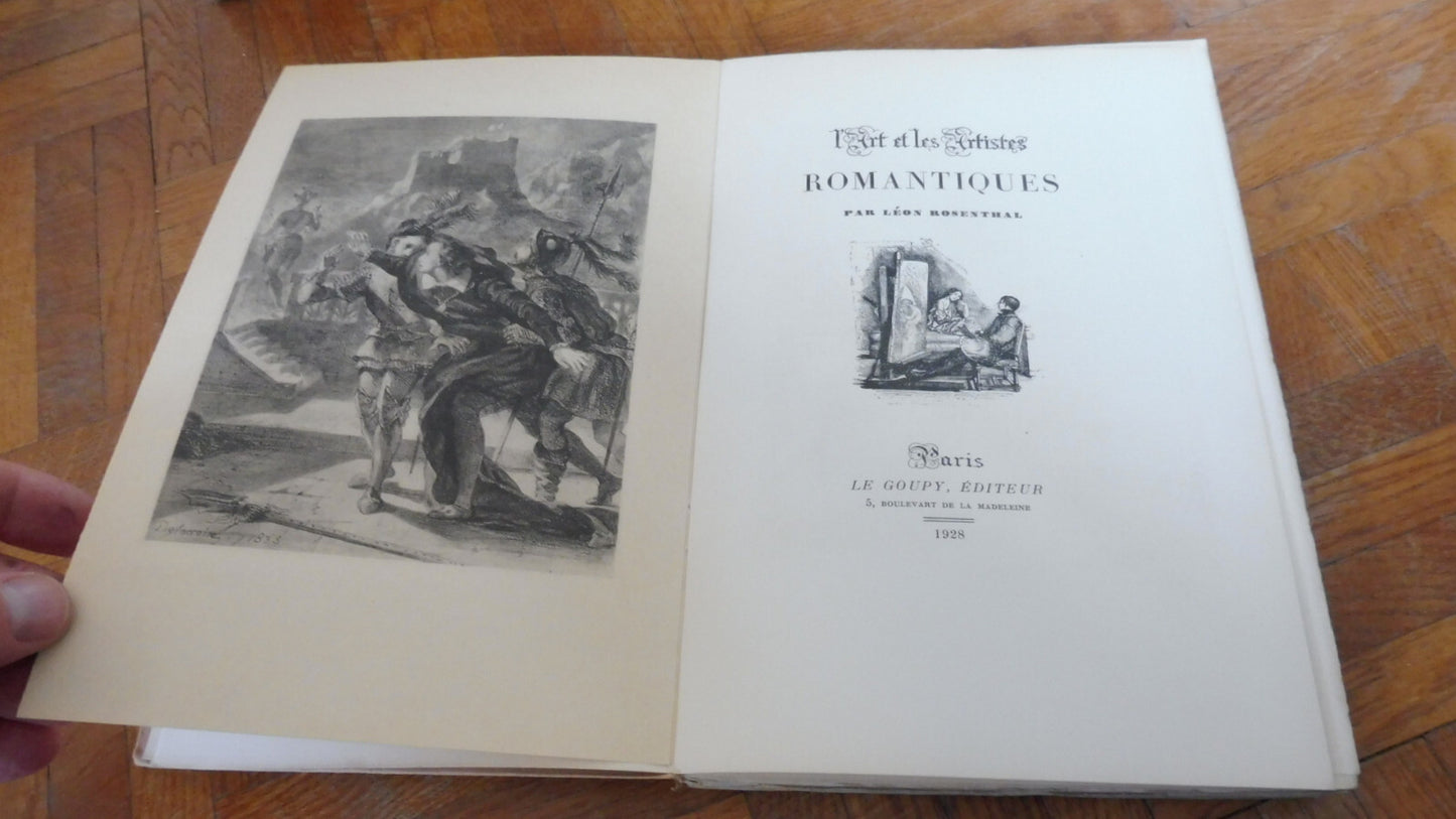 L'Art et les artistes romantiques (Léon Rosenthal) 1928
