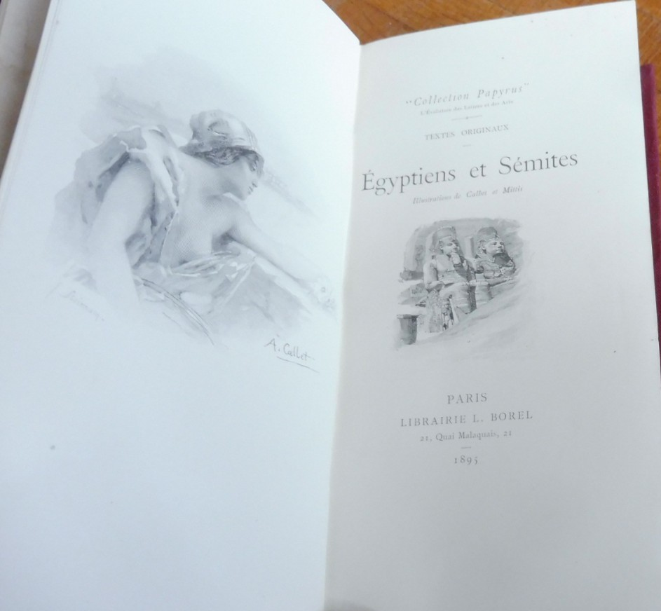 Textes originaux égyptiens et sémites 1895 illus. Calbet et Mittis