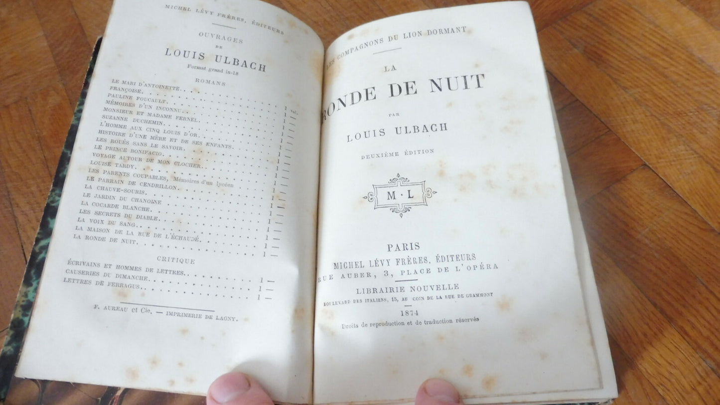 La Ronde de nuit (Louis Ulbach) 1874