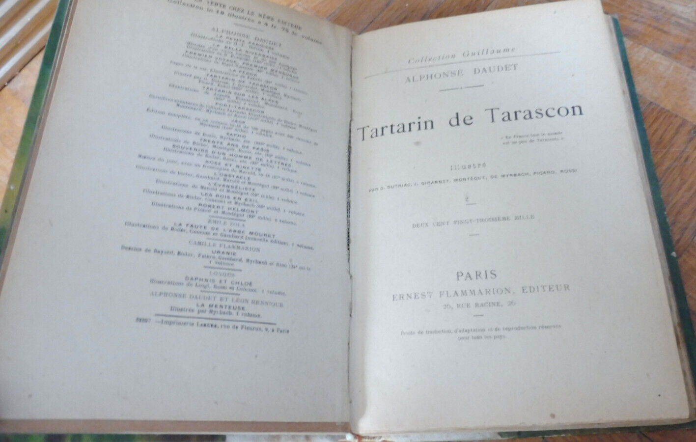 Tartarin de Tarascon (Alphonse Daudet) s.d. illus. Dutriac, Myrbach...