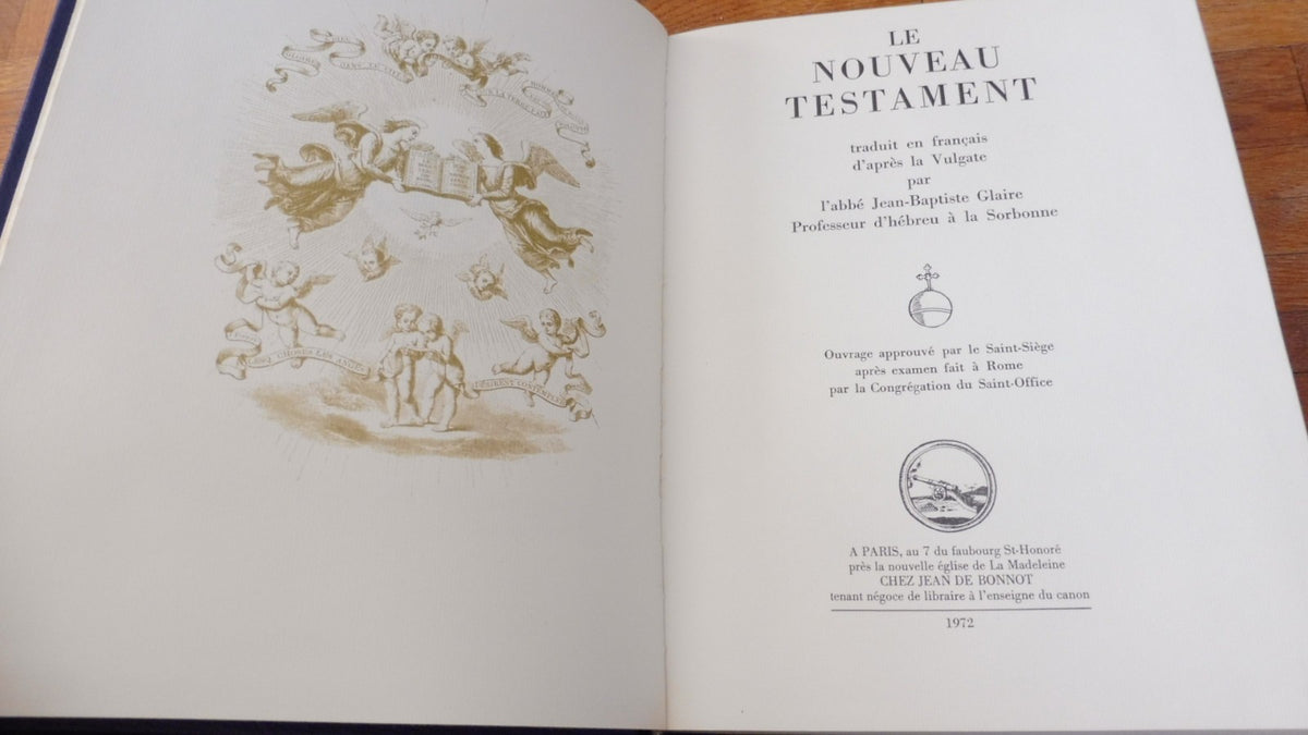 Le Nouveau Testament 1972 JEAN DE BONNOT