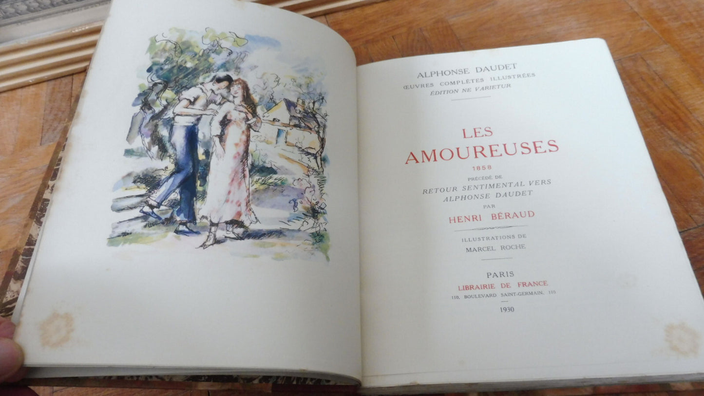 Les Amoureuses (Alphonse Daudet) 1930 illus. Roche