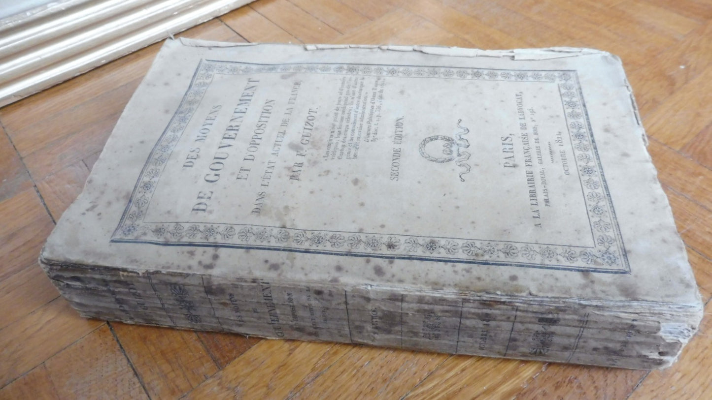 Des moyens de gouvernement dans l'état actuel de la France (François Guizot) 182