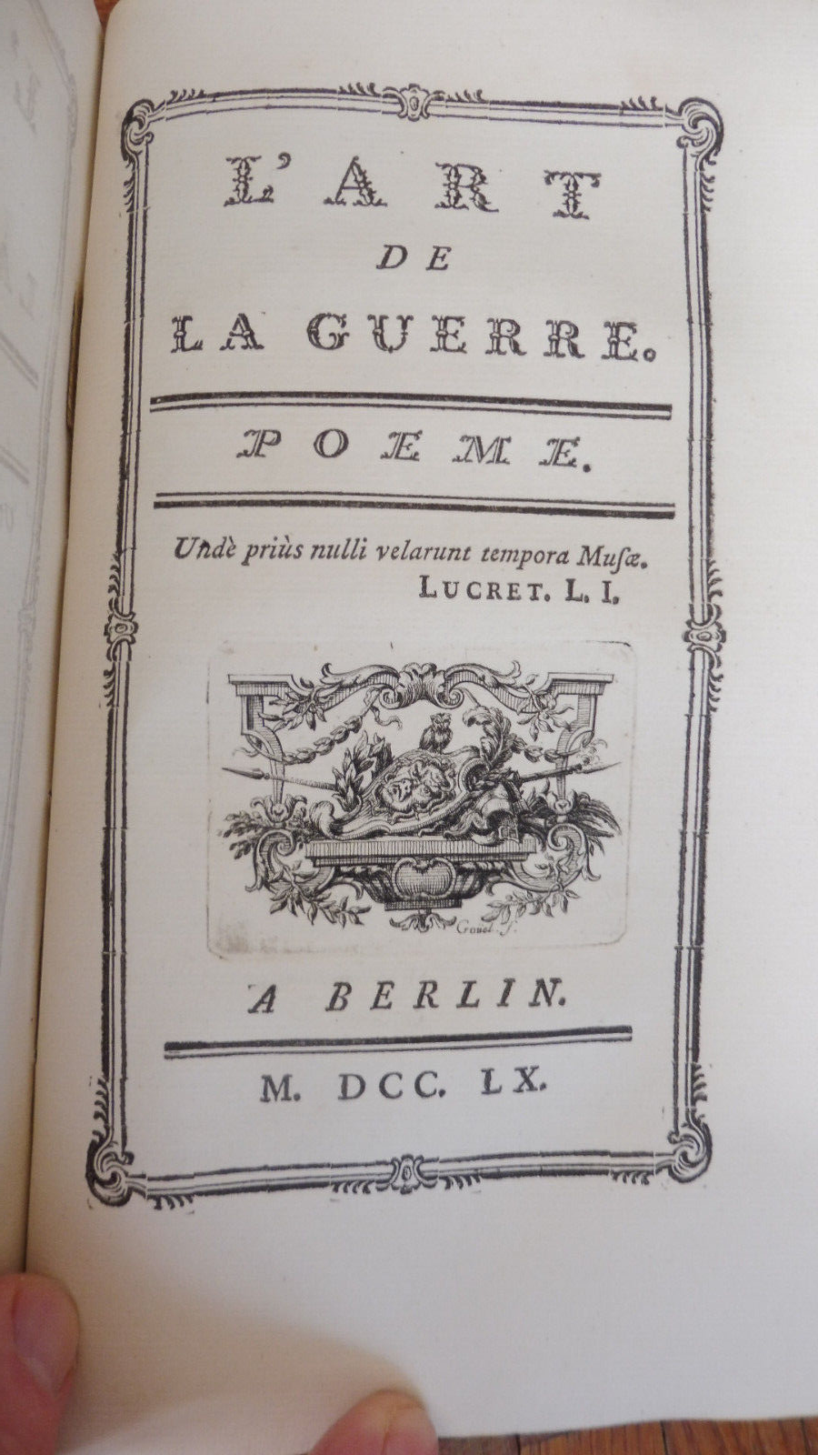 Oeuvres du philosophe de Sans-Souci (Frédéric II de Prusse) 1740 2/2