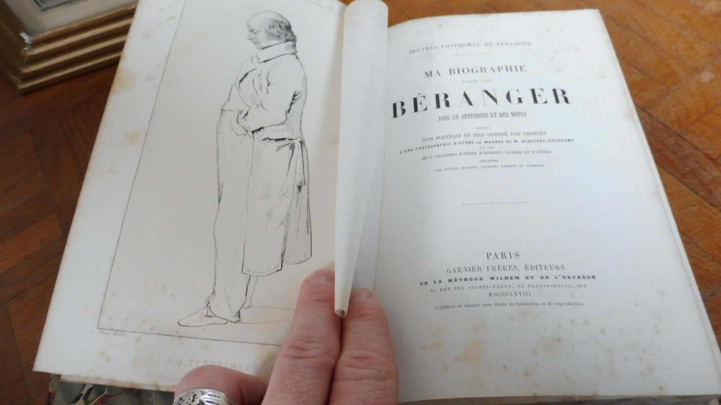 Ma Biographie (Béranger) 1868