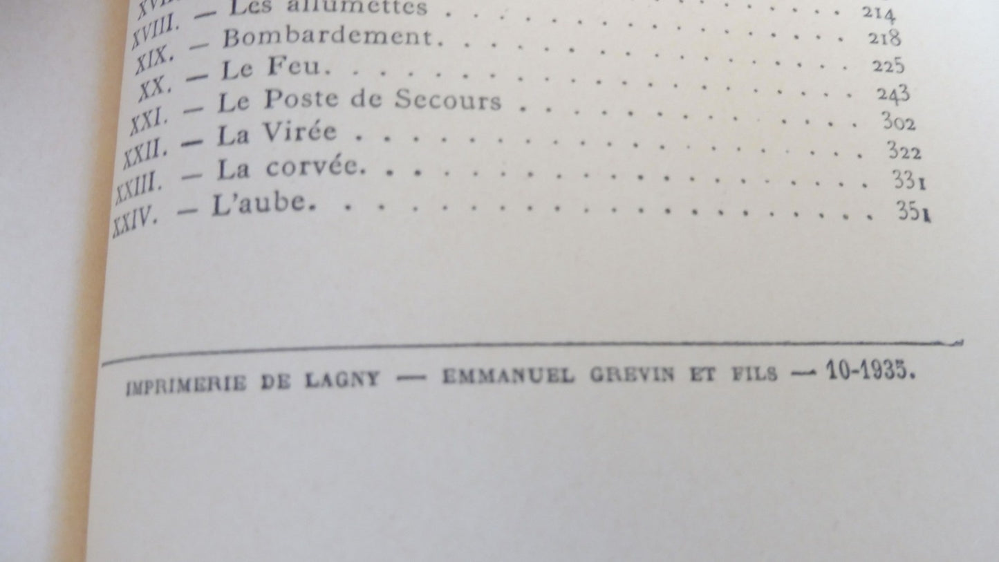 Le Feu (Henri Barbusse) 1935