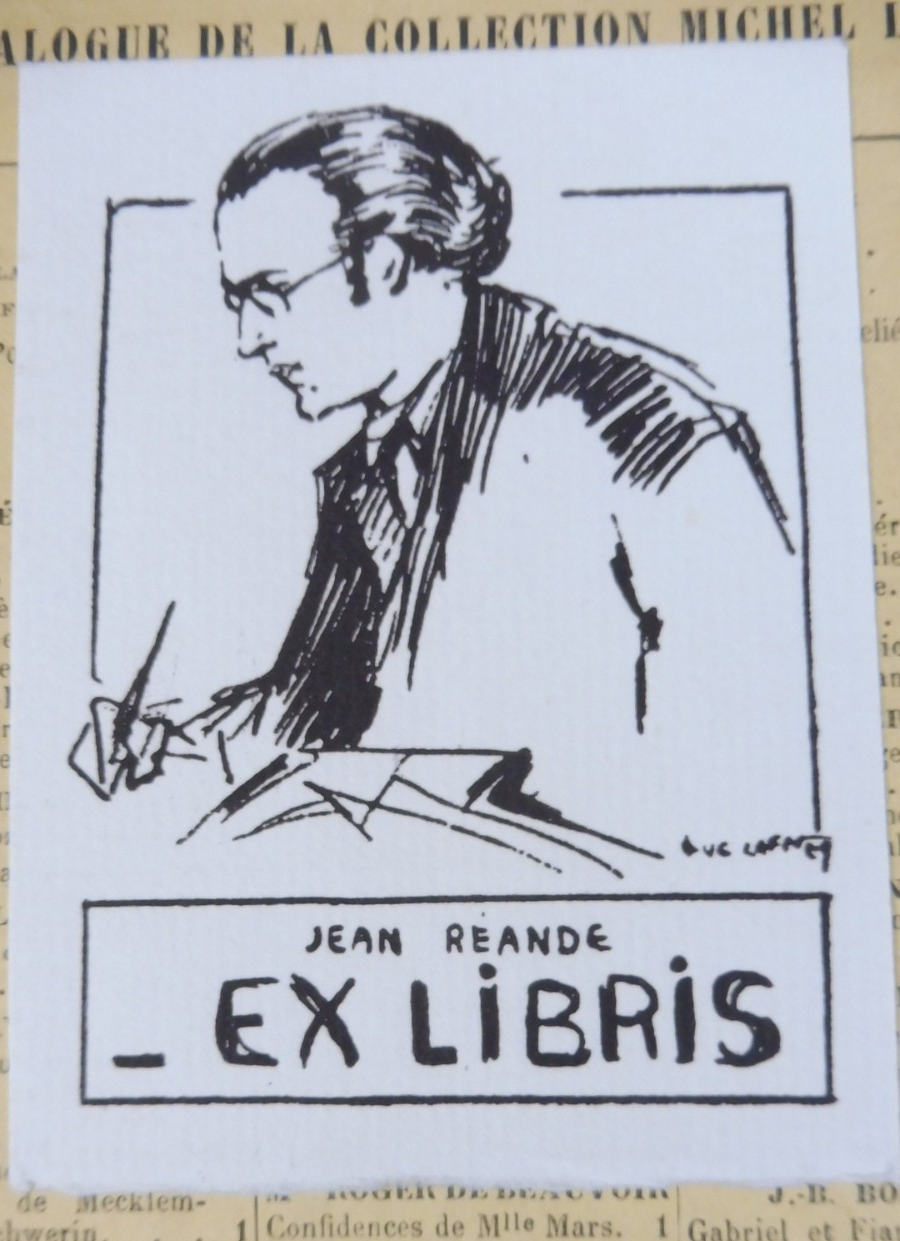 Les Premiers beaux jours (Champfleury) 1858 EO Ex libris