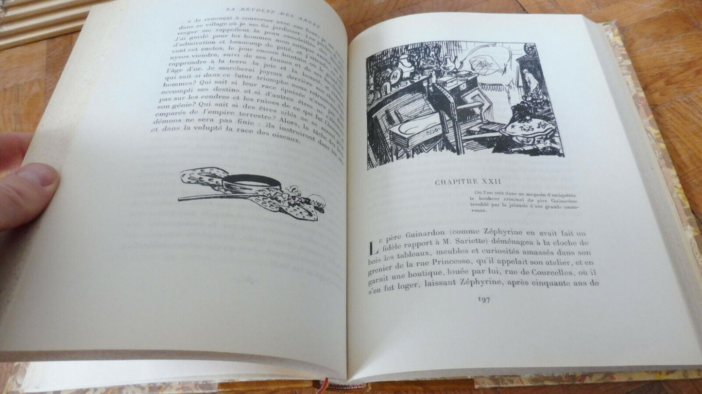 La Révolte des anges (Anatole France) 1949 illus. Carlègle