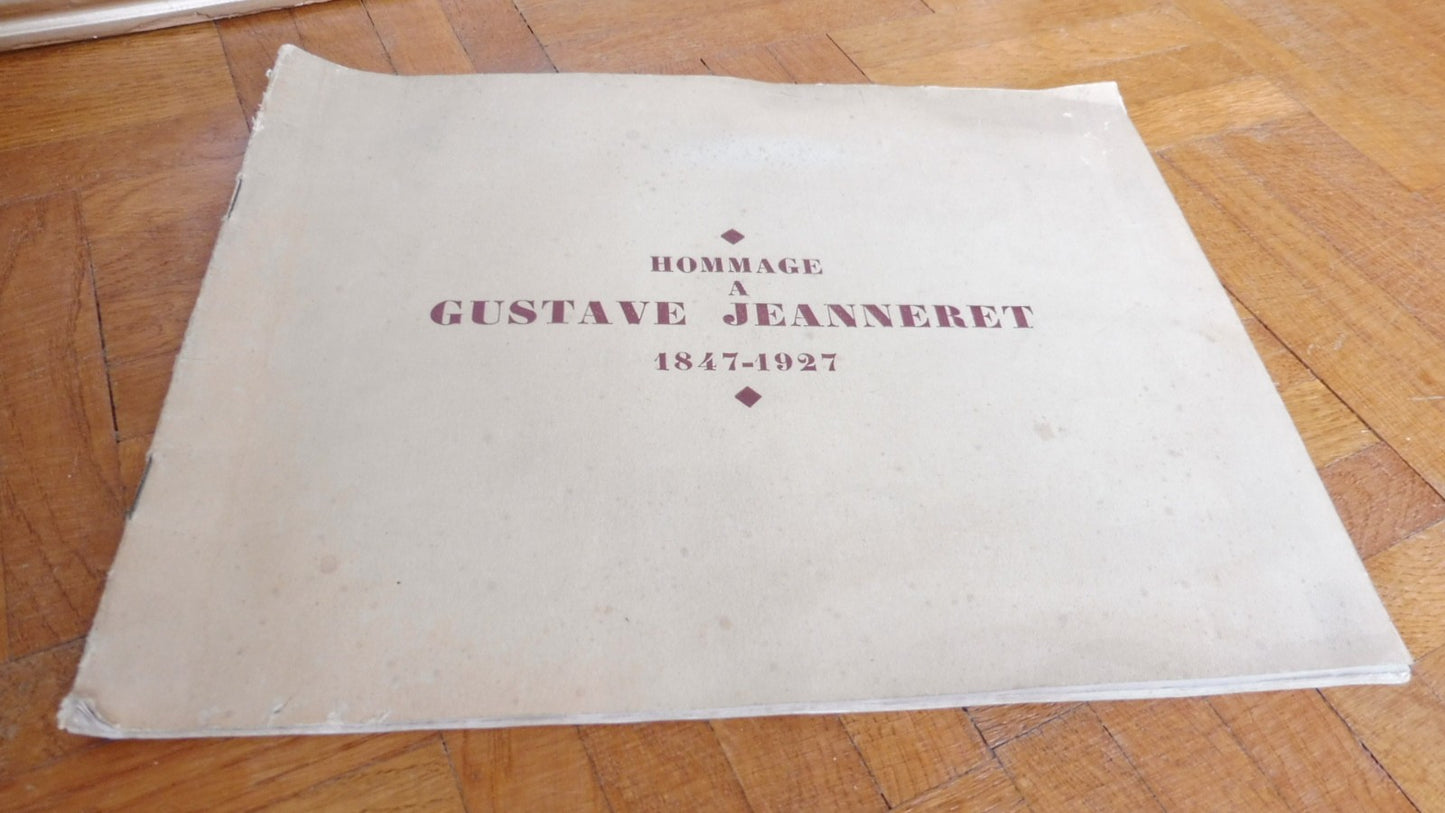 Hommage à Gustave Jeanneret 1847-1927 s.d. ENVOI