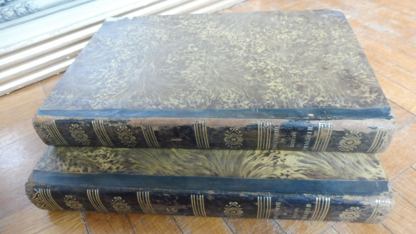 Histoire secrète du Directoire 1852 2 vol.
