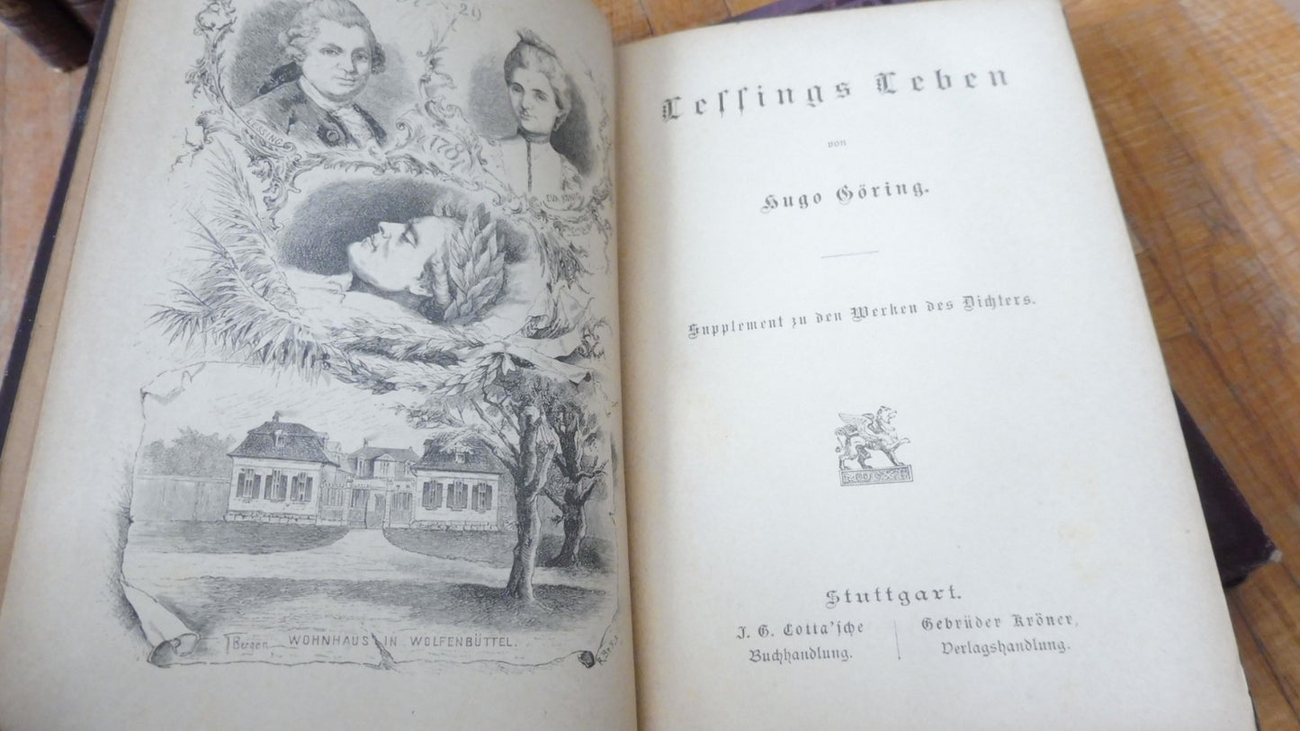 Lessings fämliche Werke (Gotthold Ephraim Lessing) s.d. 21 vol.