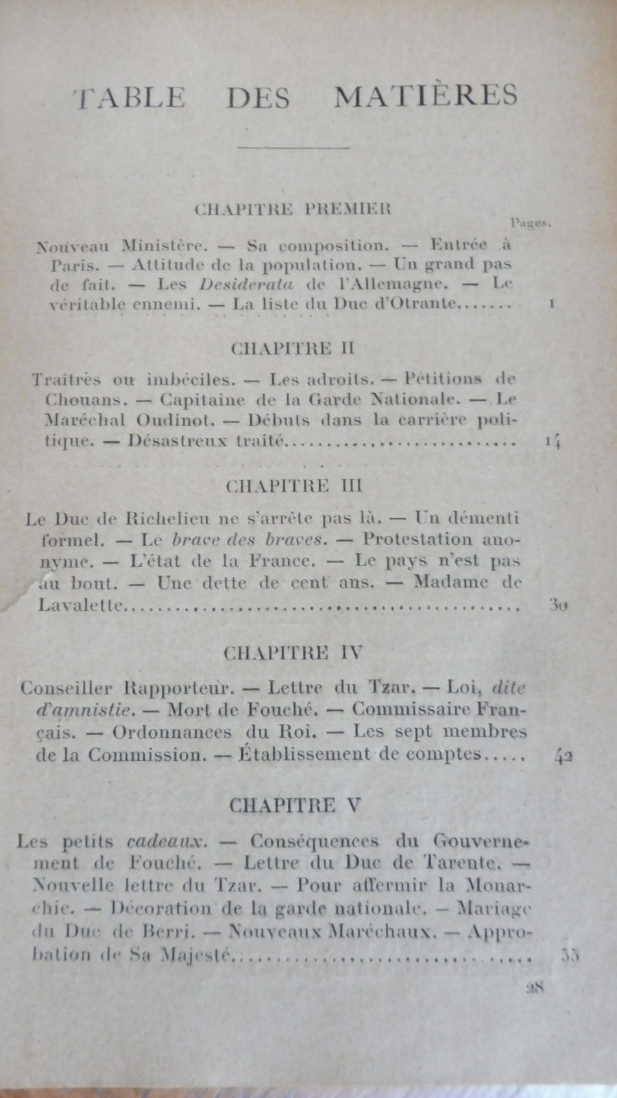 Un pair de France policier. 1815-1822 (Comte d'Hérisson) 1894