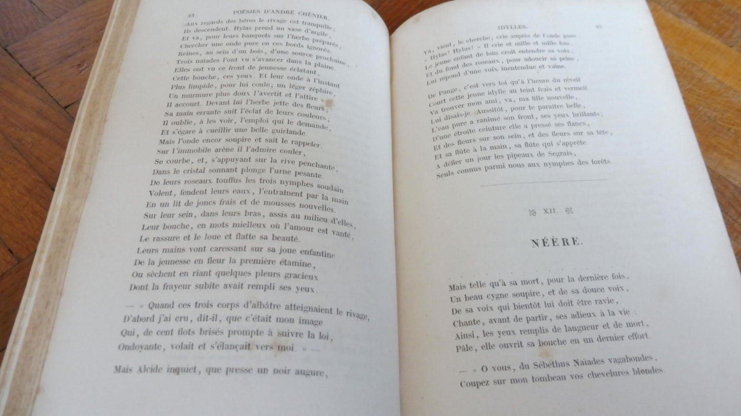 Poésies de Chénier 1841