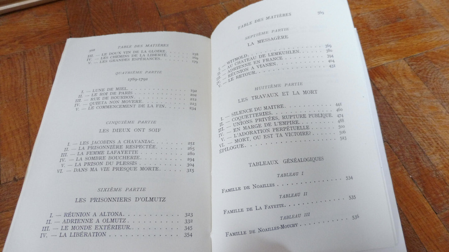 Adrienne ou la vie de Madame De La Fayette (André Maurois) 1961