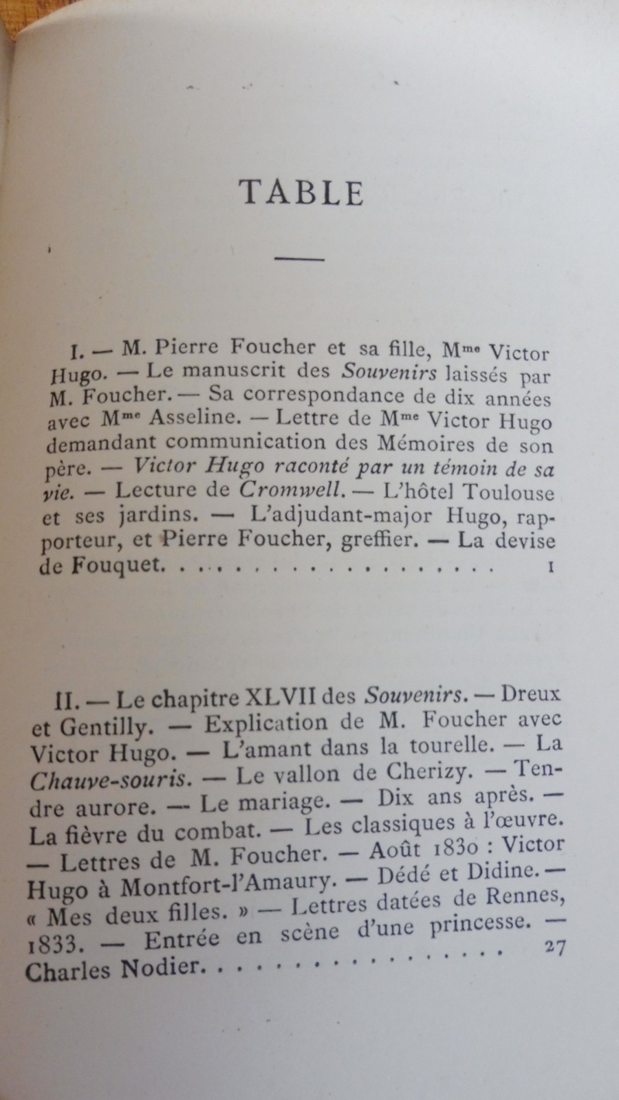 Victor Hugo intime (Alfred Asseline) 1885