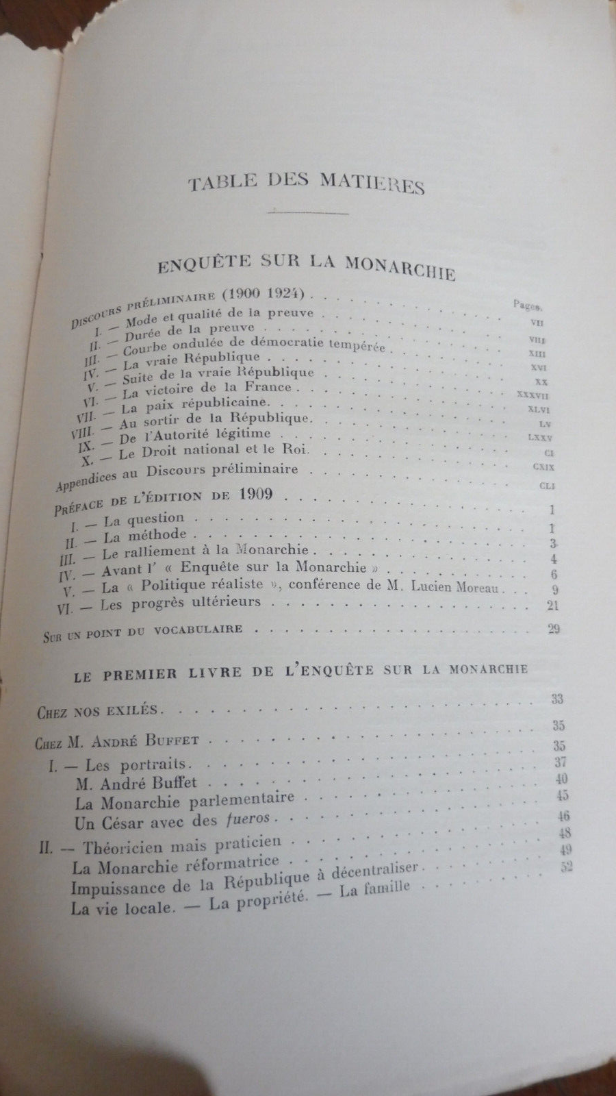 Enquête sur la monarchie (Charles Maurras) 1925
