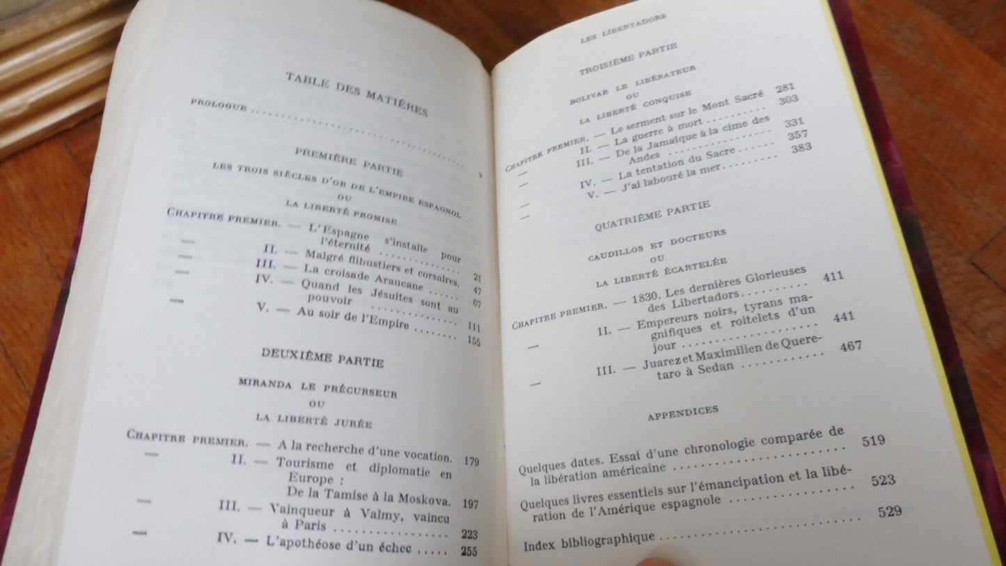 Les Libertadors (Jean Descola) 1964 HISTOIRE AMERIQUE LATINE