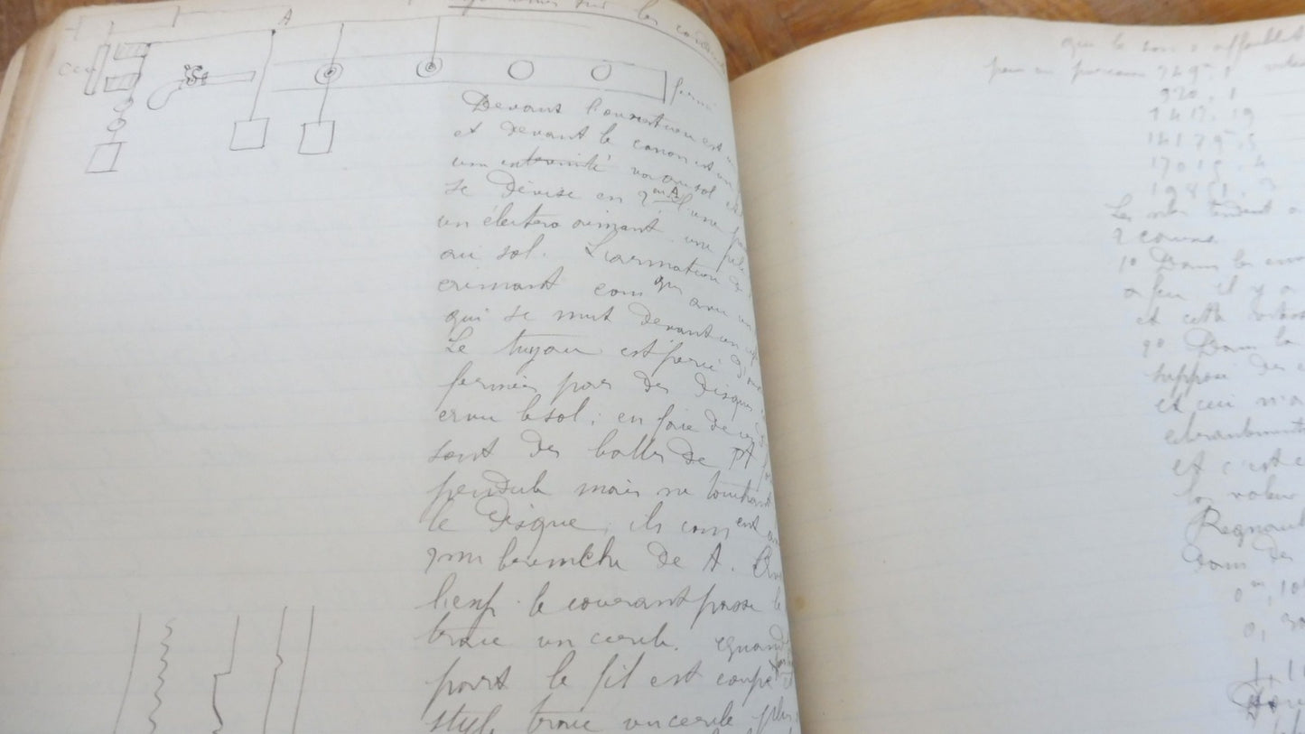 Conférences de René Blondlot 1883-84 SCIENCES PHYSIQUE MANUSCRIT