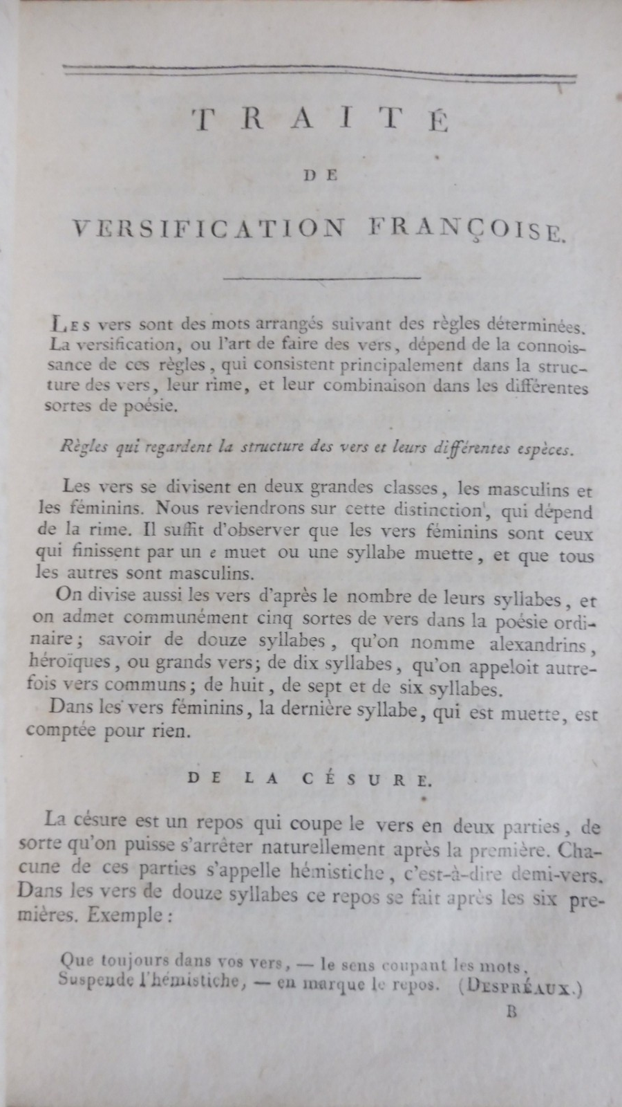 Dictionnaire de rimes (Richelet) an VII