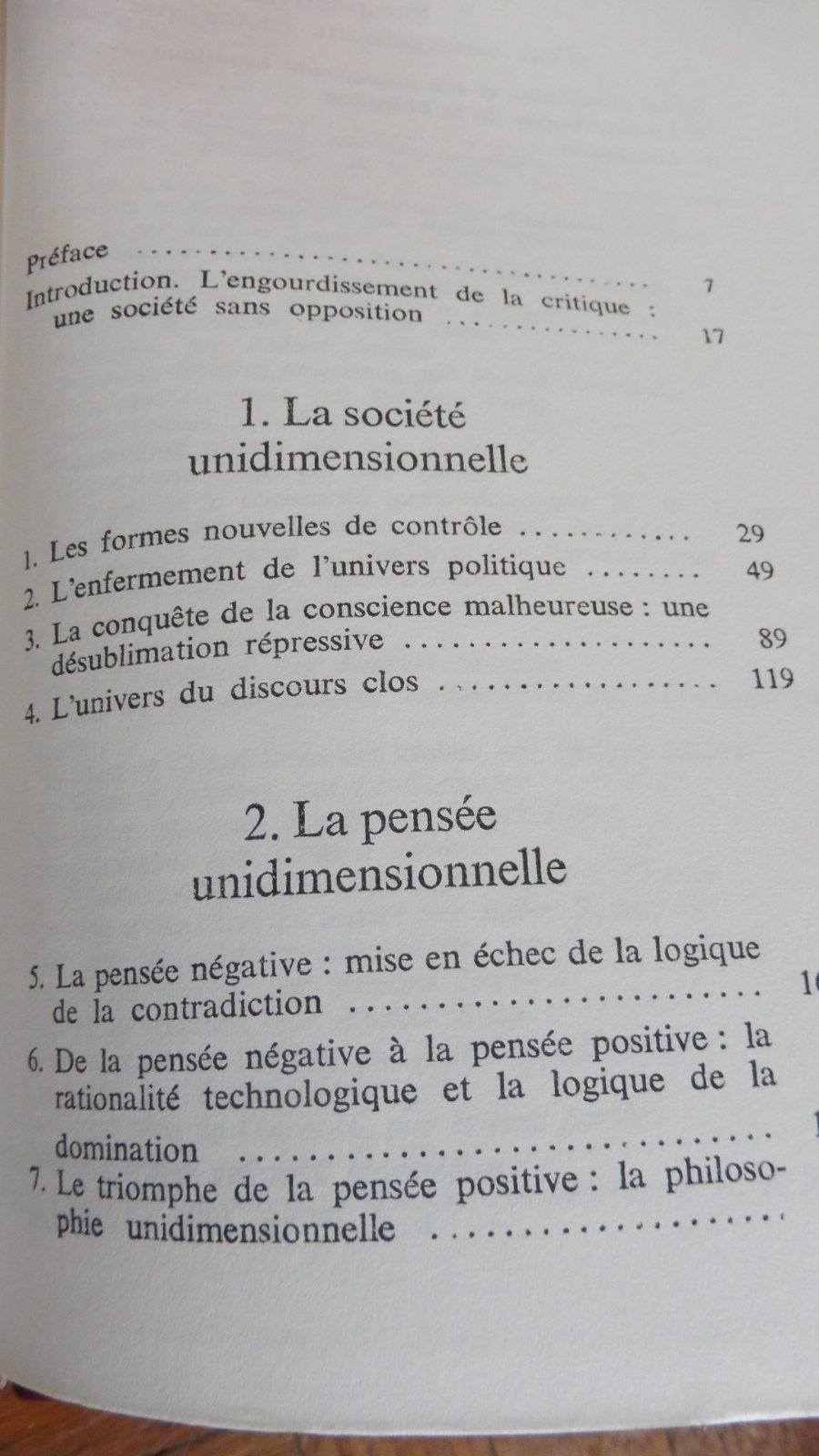L'Homme unidimensionnel (Herbert Marcuse) s.d.