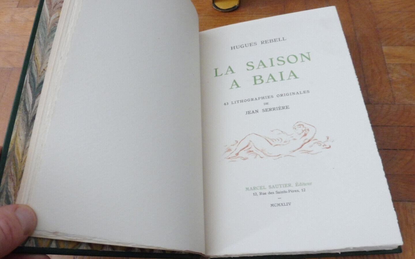 La Saison à Bahia (Hugues Rebell) 1944 illus. Serrière VELIN