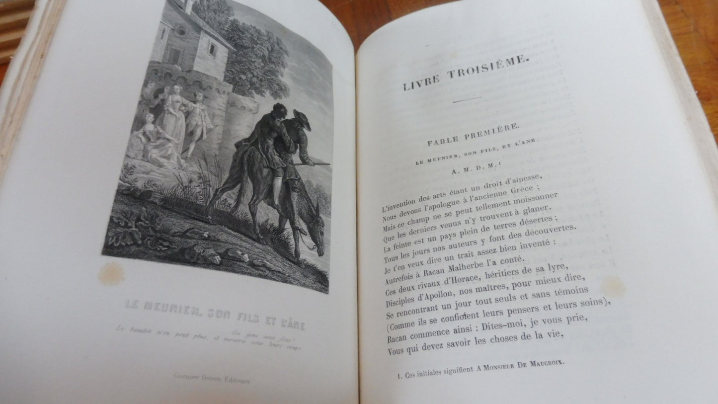 Fables de La Fontaine [c.a. 1900 ]2 vol.