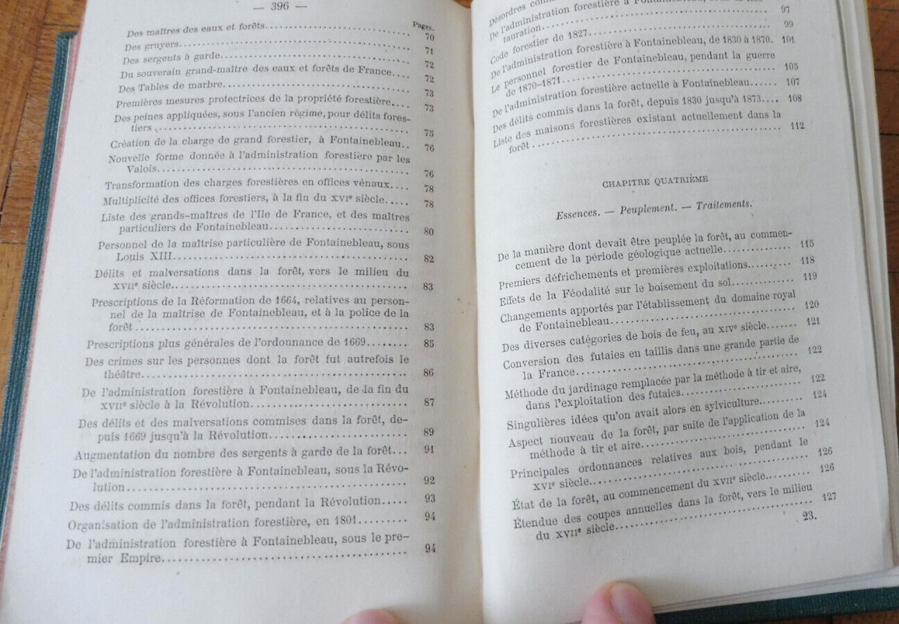 Histoire de la Forêt de Fontainebleau (Paul Domet) 1873