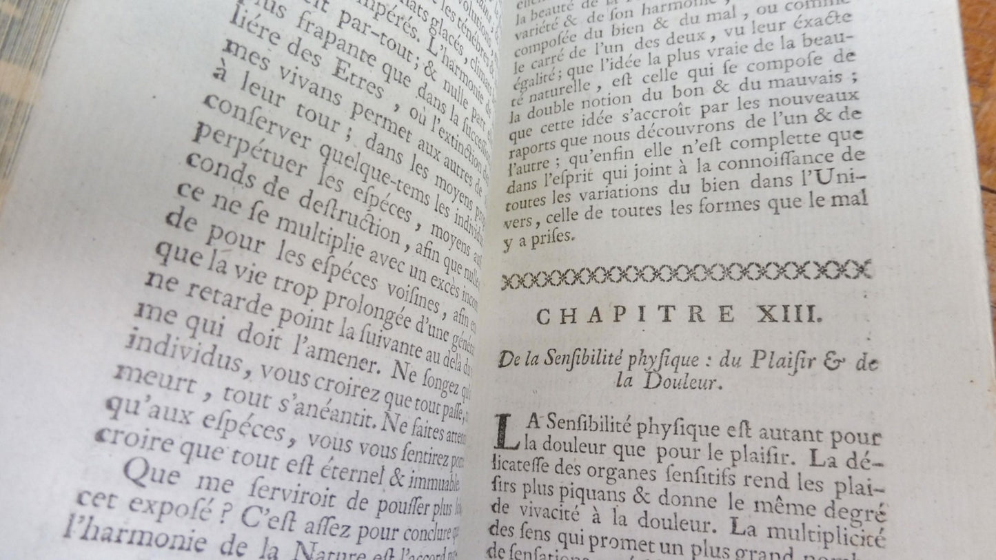 De la nature (Jean-Baptiste-René Robinet) 1761 EO EVOLUTIONNISME