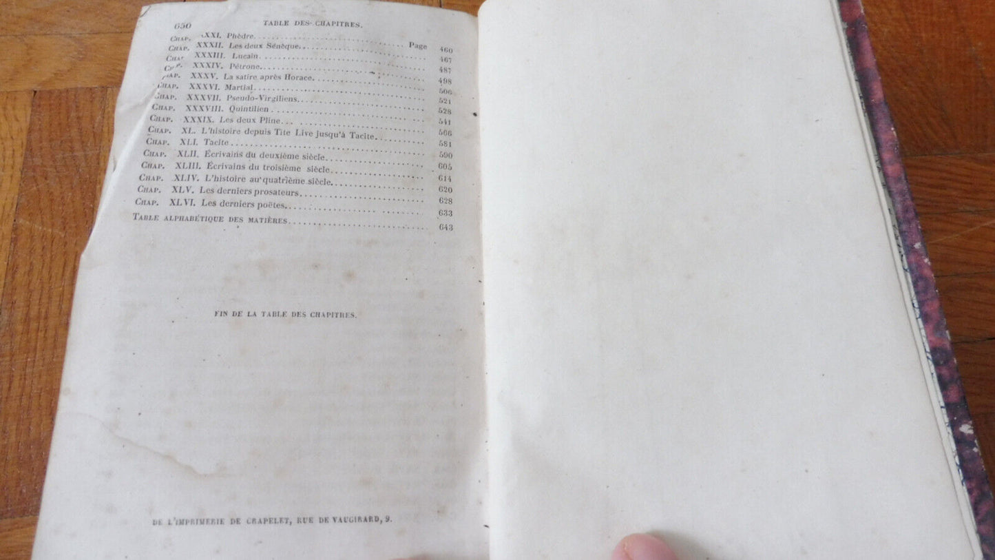 Histoire de la littérature romaine (Alexis Pierron) 1852