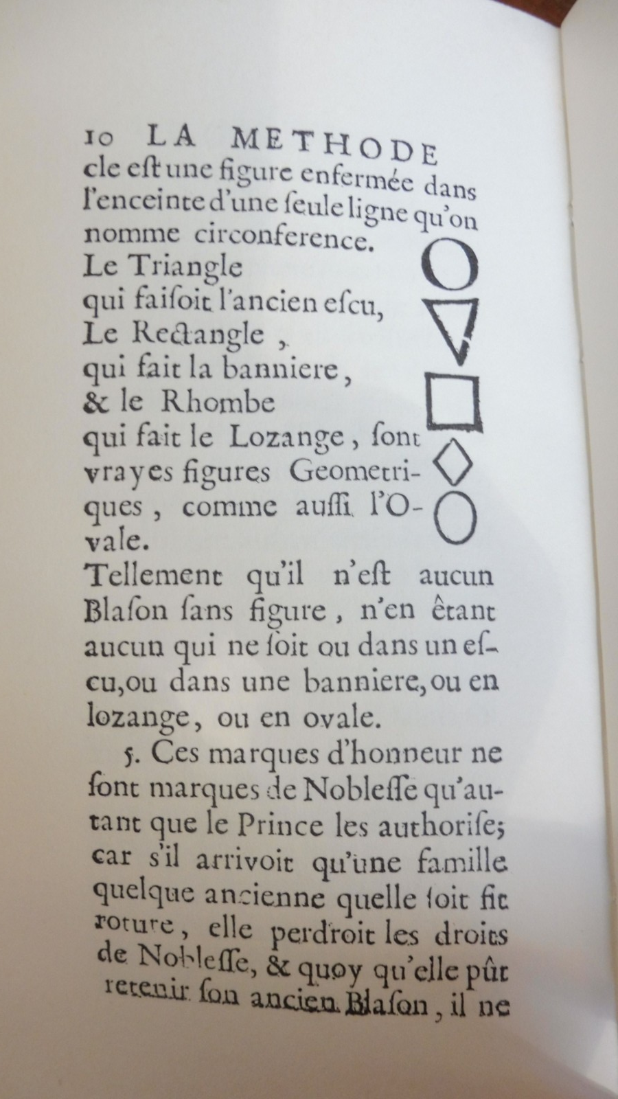 La Méthode du blason (Menestrier) 1980 REPRINT
