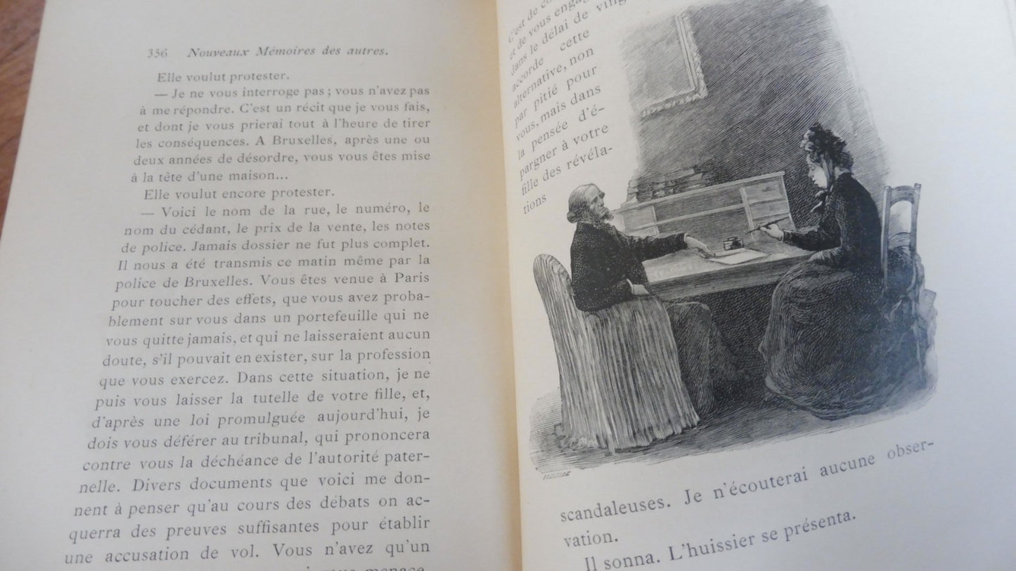 Nouveaux mémoires des autres (Jules Simon) 1891 illus. Léandre