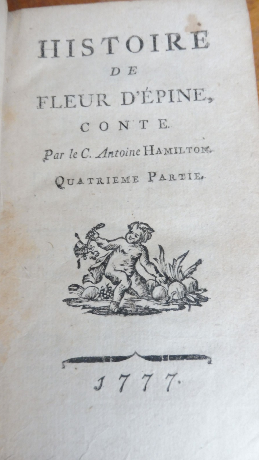 Oeuvres du comte Antoine Hamilton 1777 7/7