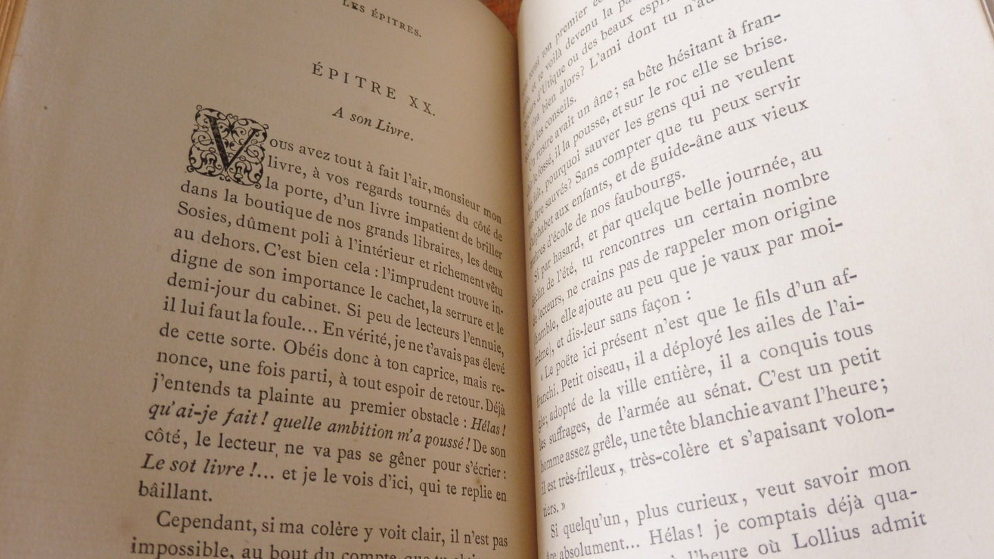 Oeuvres d'Horace 1878 2/2 JOUAUST