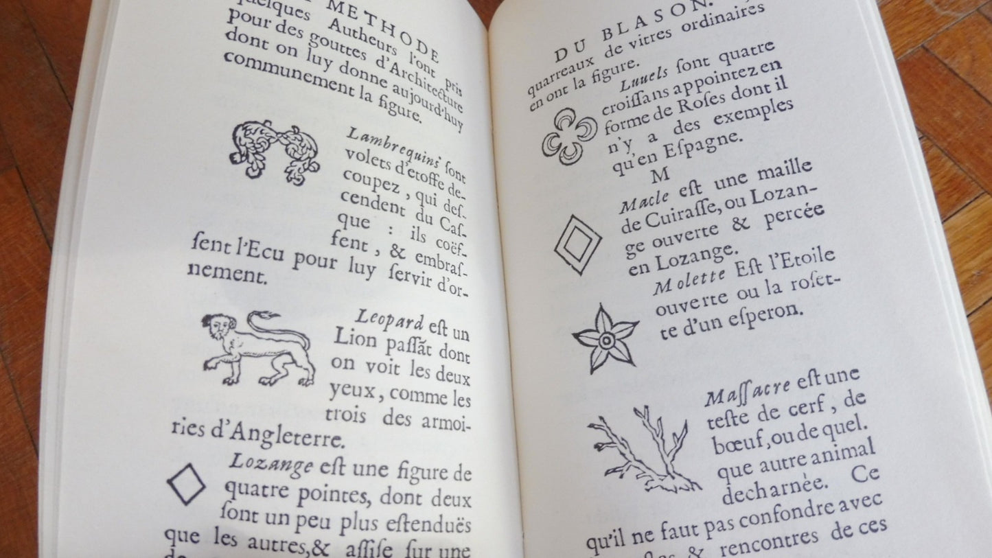 La Méthode du blason (Menestrier) 1980 REPRINT