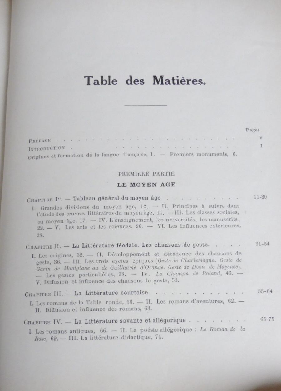Histoire illustrée de la littérature française (Des Granges) s.d.