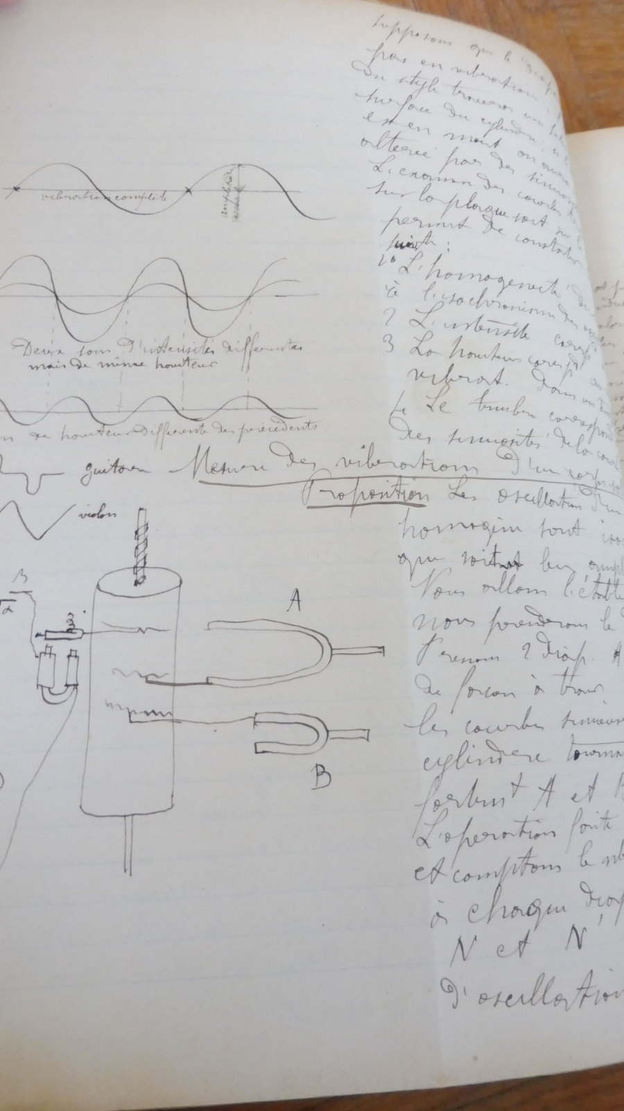 Conférences de René Blondlot 1883-84 SCIENCES PHYSIQUE MANUSCRIT