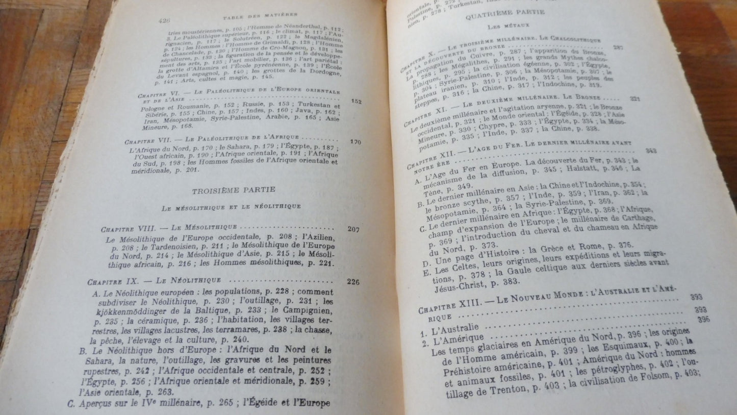 Manuel de préhistoire générale (Raymond Furond) 1943