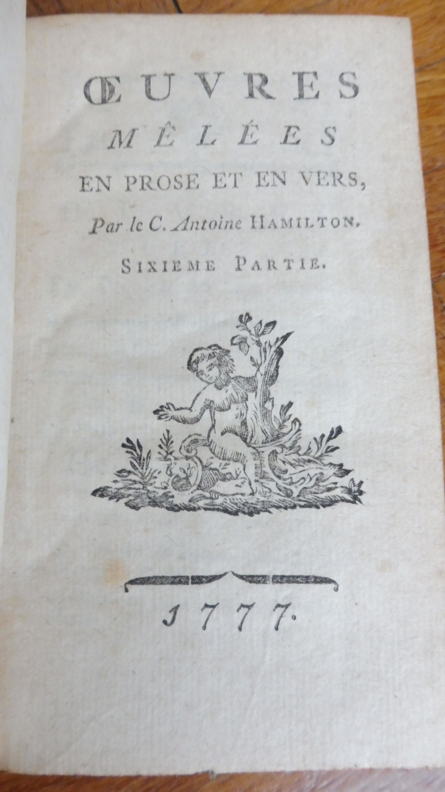 Oeuvres du comte Antoine Hamilton 1777 7/7